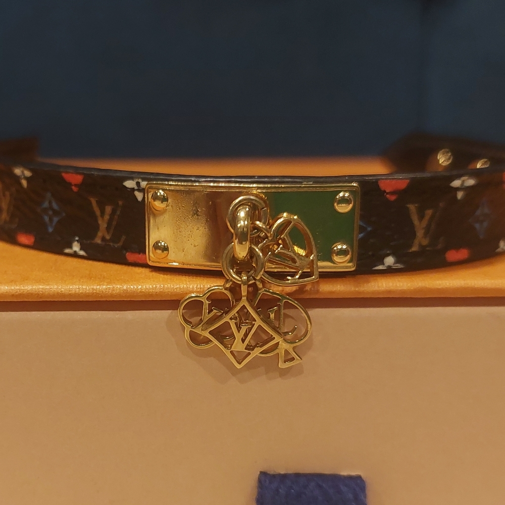 Louis Vuitton Brassiere Game On Bracelet, Size 17, Rare
